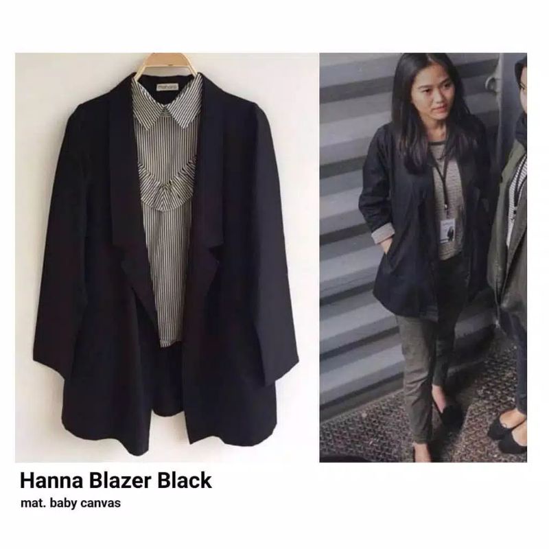 Hanna blazer fashion wanita muslim