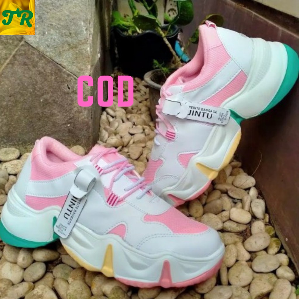 Jual Sepatu Olahraga Wanita Sport Cewek Sports Perempuan Kets Korea