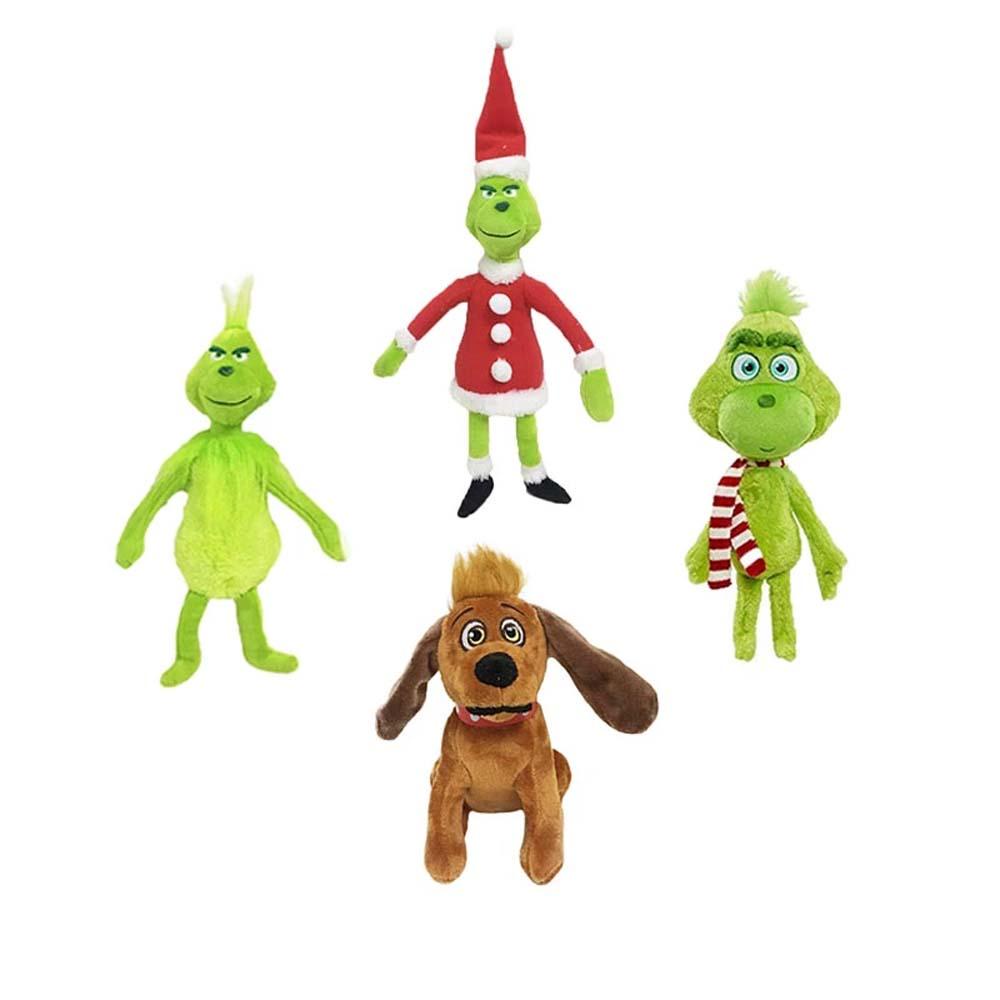 Lanfy Boneka Kartun Anime How Grinch Stole Bahan Plush Untuk Hadiah Natal Anak