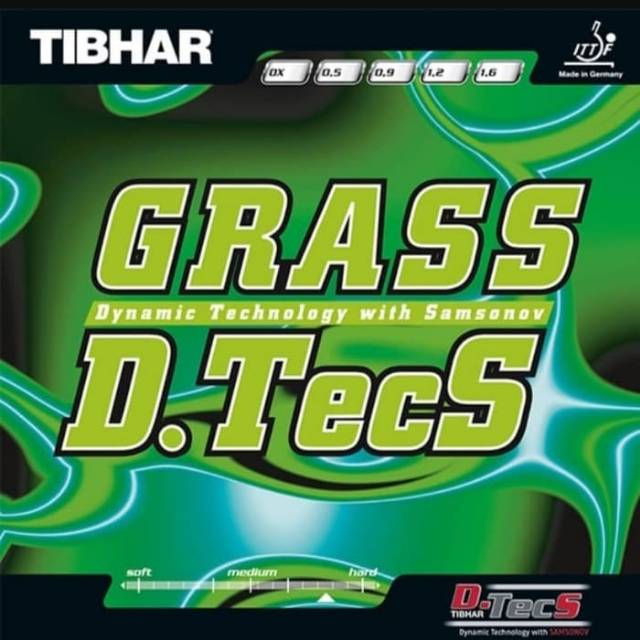 Tibhar GRASS D.TECS karet pingpong tenis meja bintik panjang terbaik