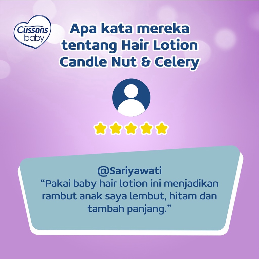 Bisa COD Cussons Baby HAIR LOTION Losion Rambut Bayi