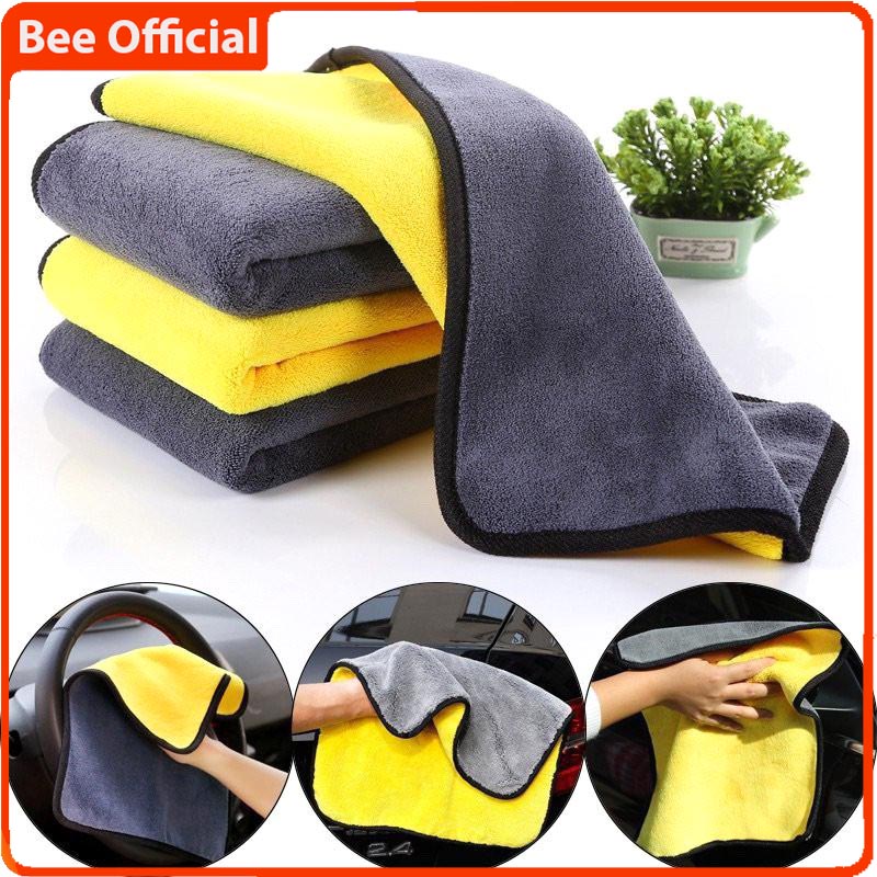 BEE - Kain Lap Microfiber Serbaguna Kain Lap Mobil Motor 2 Sisi Multifungsi