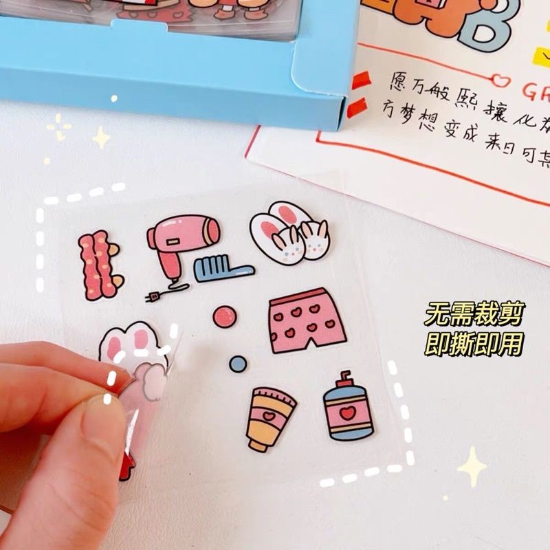 25 lembar STICKER SANRIO/LOTSO/MELODY AESTHETIC DIY DAIRY BOOK/TUMBLER/CASE/LAPTOP