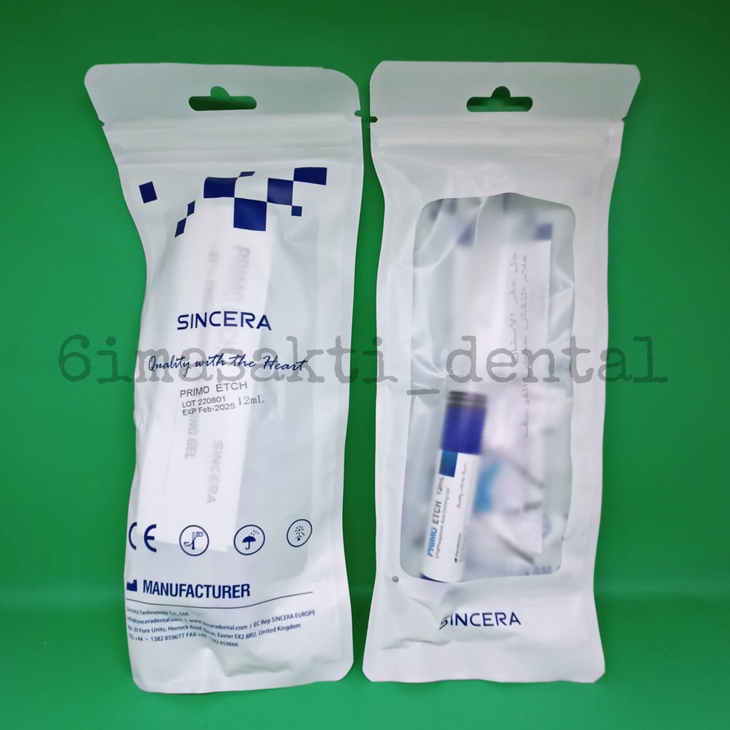 

DENTAL ETCHING GEL GIGI ETSA ETCHA SUNTIK ETCH SINCERA ISI 12ml SYIRINGE