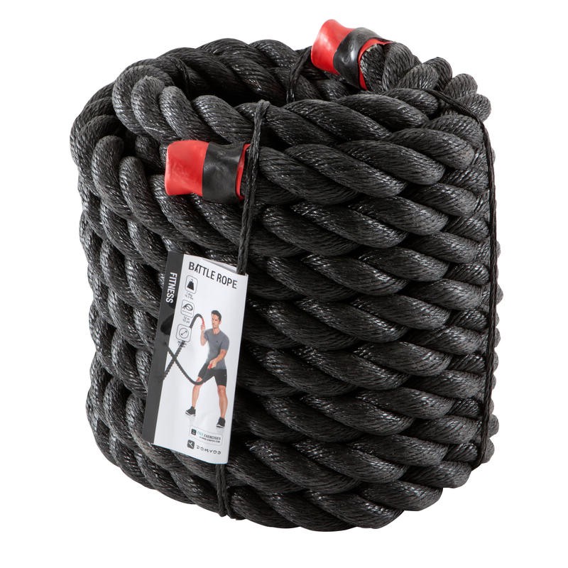 DOMYOS Cross Training Battle Rope Meningkatkan Kondisi Fisik Core Abs