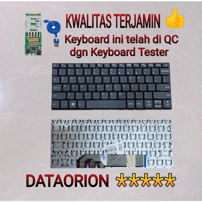 Keyboard Laptop LENOVO 120S 11IAP 120S-11IAP 530-14AR 530-14IKB tombol power on off ready