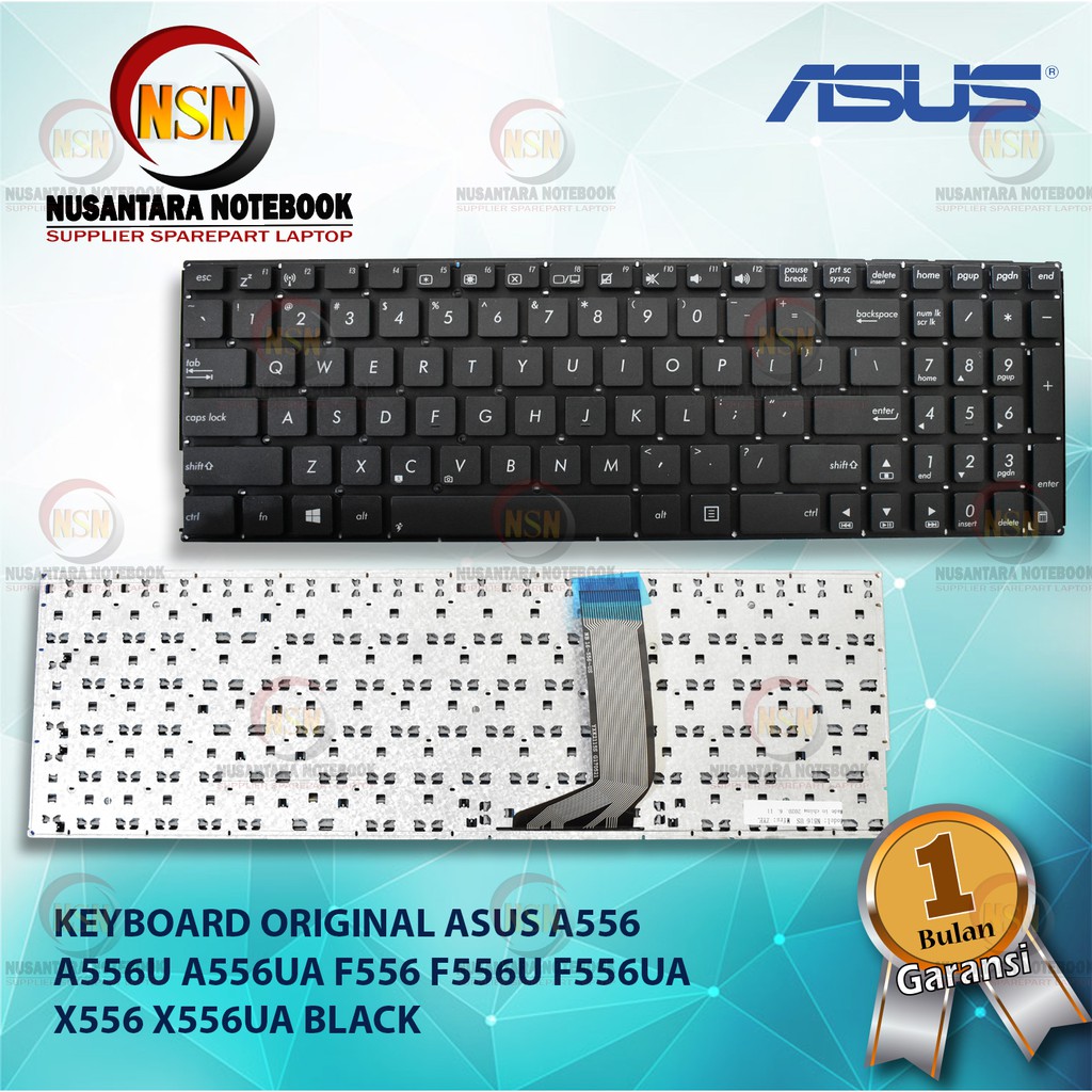 Keyboard Original Asus A556 A556U A556UA F556 F556U F556UA X556 X556UA