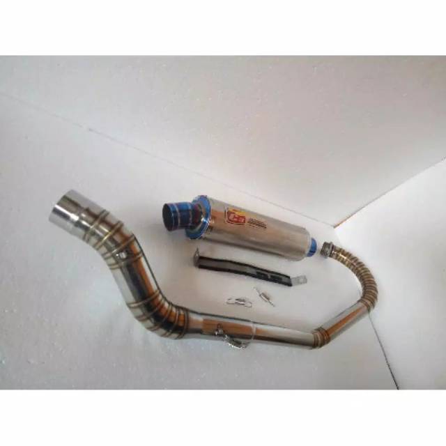 Knalpot CLD Fulsystem Vixion Satria f Scorpio Tiger Jupiter Mx