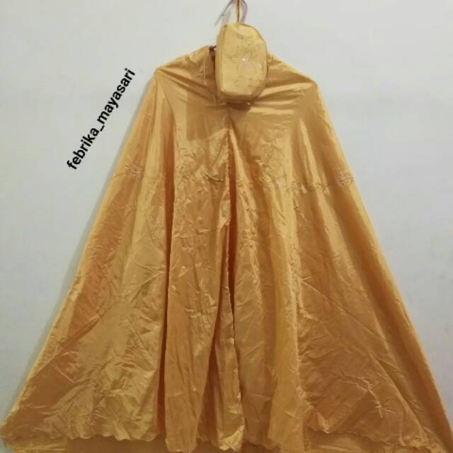 Mukenah/mukena/rukuh parasit Parasut Bordir Jumbo Travel
