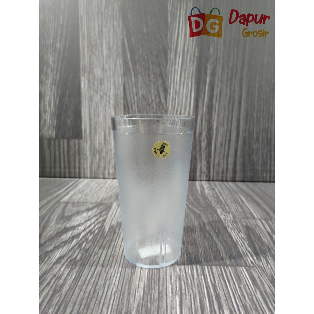 GELAS OWL | GELAS MINUM | GELAS PLASTIK | GELAS OWL KAPASITAS 350 ML