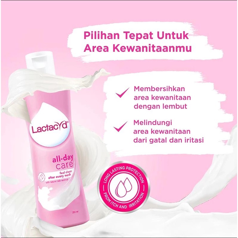 Lactacyd Feminine Hygiene All Day Care ~ Antiseptic Pembersih Kewanitaan