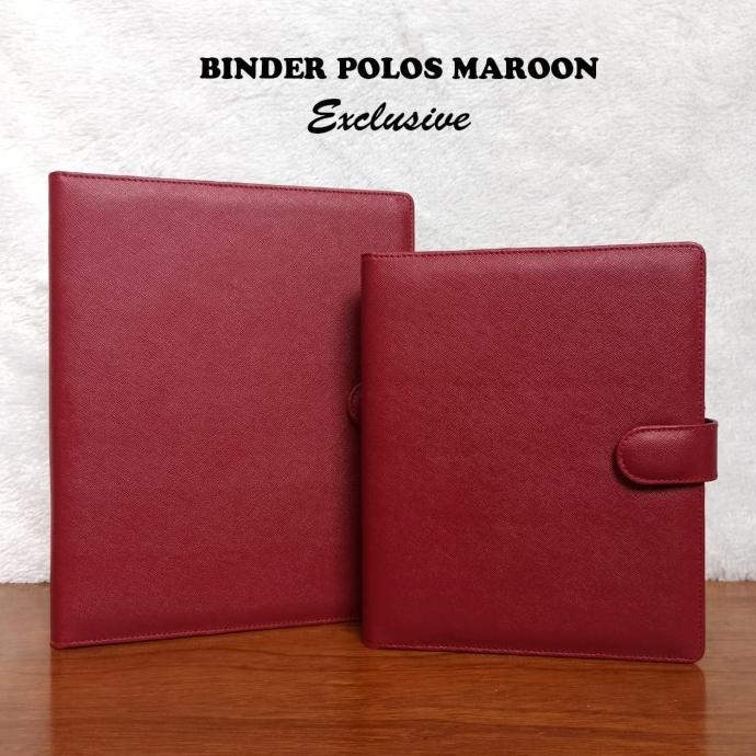 

(((READY COD))) BINDER POLOS EXCLUSIVE WARNA MAROON A5 DAN B5 PROMOKode 2635