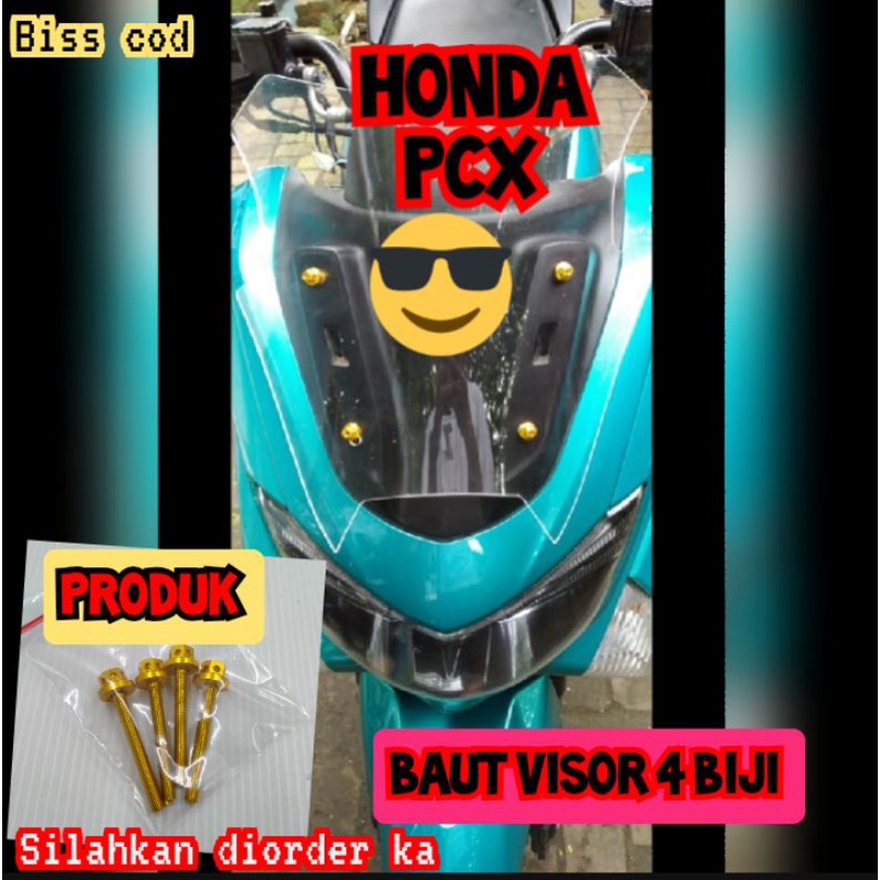 Baut Probolt Visor Windshield Winsil Almini Nmax Lexi Aerox Xmax X max Ninja PCX ADV Uk 5 x 40mm / harga 4pcs