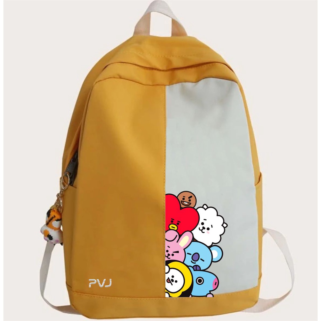 PVJ Tas Sekolah Anak Perempuan SD Ransel BT 2I Kpop Korea Style Kids Backpack