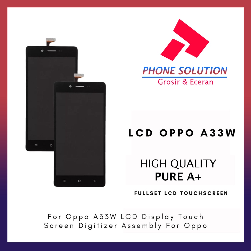 LCD Oppo A33W  LCD Neo 7 Fullset Touchscreen - Parts Kompatibel Dengan Produk Oppo // Supplier LCD Oppo A33W - Garansi 1 Bulan