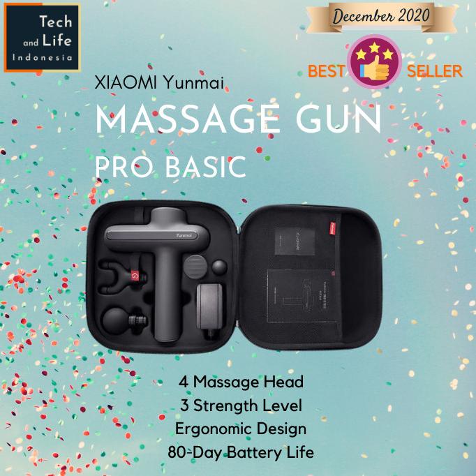 Xiaomi Yunmai Pro Basic Deep Muscle Massage Gun Alat Pijat Elektrik