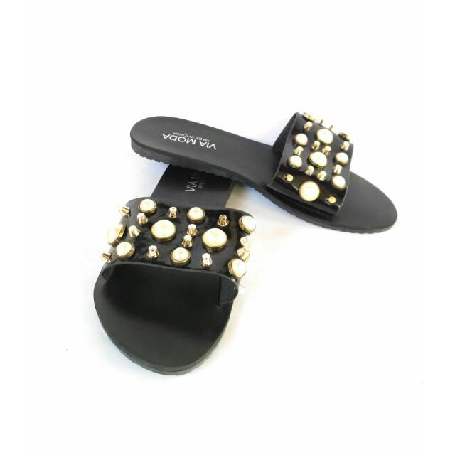 SENDAL TEPLEK WANITA SENDAL WANITA IMPORT