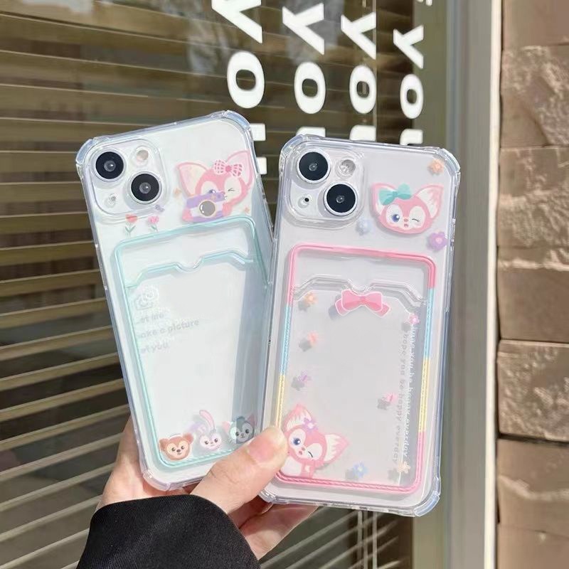 Soft Case Silikon TPU Transparan Motif Rubah Untuk IPhone 13 12 Mini 11 10 Pro XS Max X XR 8 7 6 6S Plus SE 2020