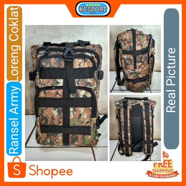 Markasroy - Tas Ransel Army Tactical Loreng