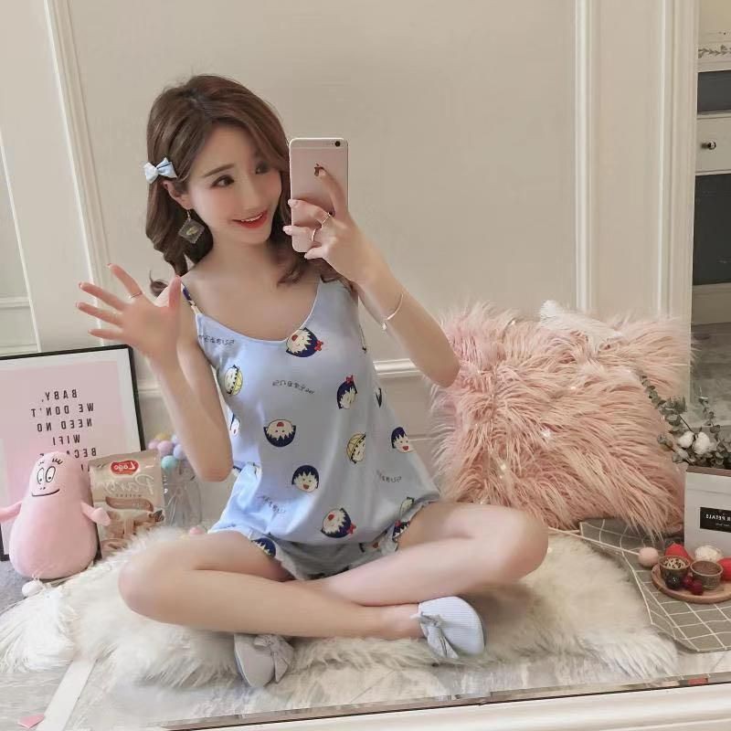 Baju Tidur Sexy Wanita Dewasa Hotpants Tanktop Include Cup Bra