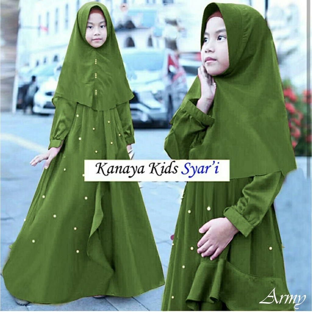 KANAYA SYARI KIDS Gamis Anak 6-8 TAHUN gamis lebaran anak 2023 model gamis terbaru dress anak perempuan syari anak terbaru tahun 2023