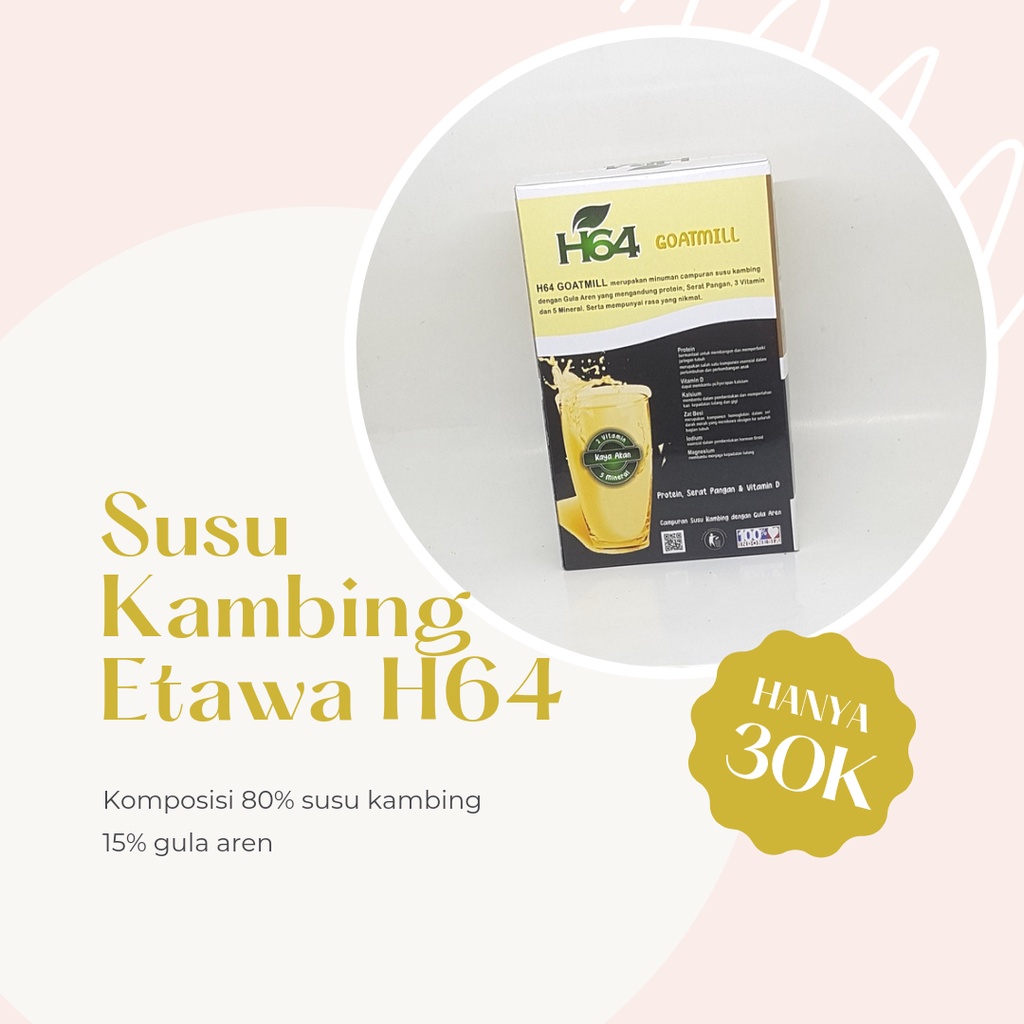 

Susu Kambing Etawa Premium H64 200 gr
