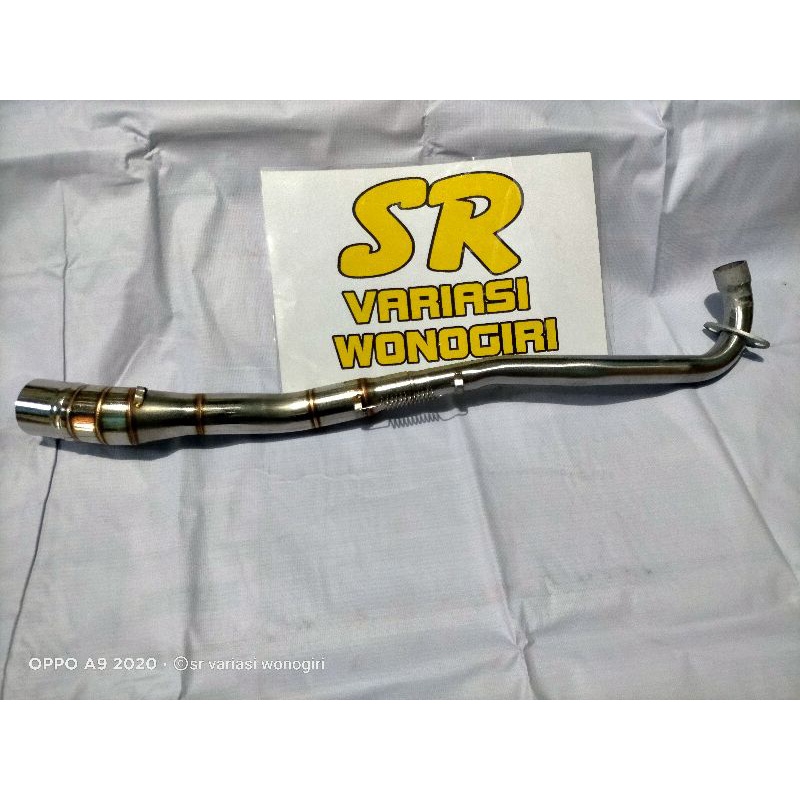 pipa leher knalpot supra 125 karisma supra x 125
