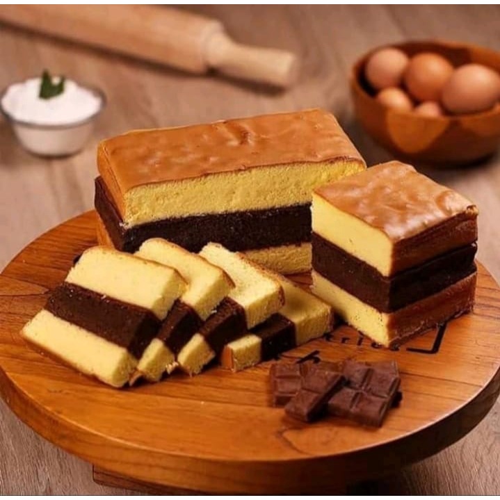 Loyang Kue Lapis  Surabaya Sekat 3 / Loyang Spiku Lapis Surabaya 3 in 1 / Loyang Brownies Bahan Aluminium Tebal