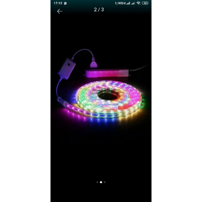 lampu selang LED RGB panjang 10 meter