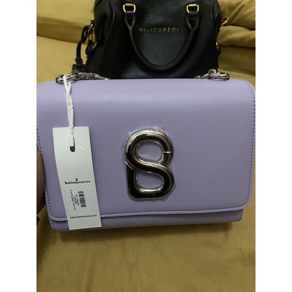 buttonscarves new alva bag lavender