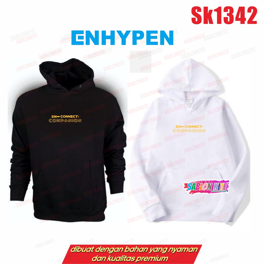 MURAH!!! SWEATER HOODIE  EN CONNECT COMPANION SK1342 UNISEX KPOP