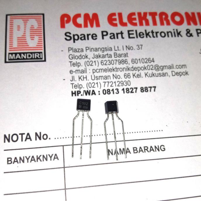 Bc 102 Bc102 2Sc102 C102 Tr To92 To-92 Pcmelebik54 Berkualitas