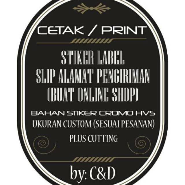 

PRINT / CETAK STIKER LABEL SLIP ALAMAT PENGIRIMAN (BUAT ONLINE SHOP)