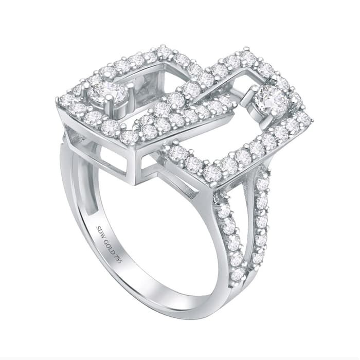 

Dominique Jewellery-Cincin Lady Series Sandra Dewi Gold 75,5% SNI