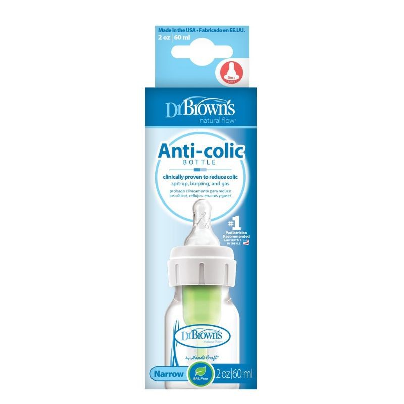 Dr.Brown's Bottle Narrow Neck Options+ Anti Colic | Botol Susu