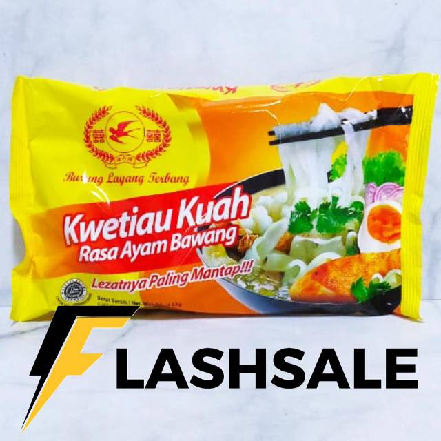 

kwetiau kuah ayam bawang burung layang terbang