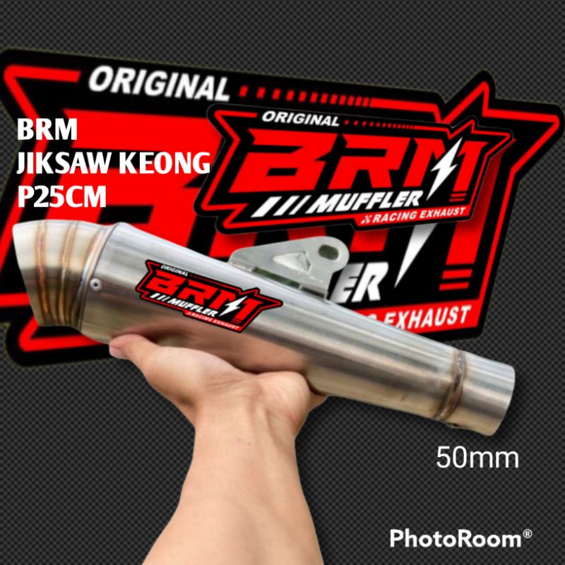 slincer silincer knalpot BRM MUFFLER original jiksaw Jigsaw KEONG HEREX sarangan setengah bukan dsm 