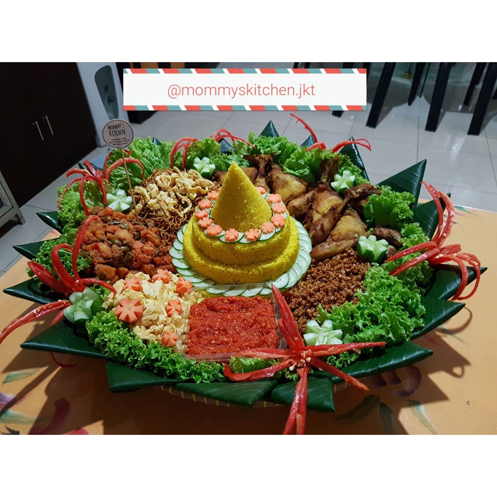 

NASI TUMPENG PAKET A KOMPLIT 20 ORG- TUMPENG RICE PAKET A 20'S PERSON