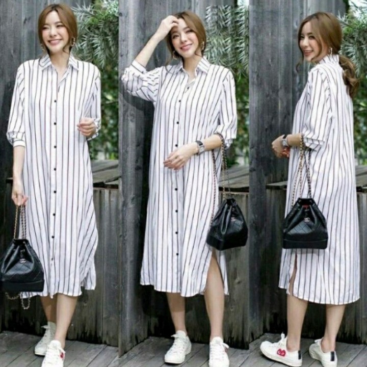 FWG - DRESS GAMSAL ALICE / GAMIS WANITA / LONGDRESS / GAMIS SALUR / BAJU WANITA / DRESS KOREA