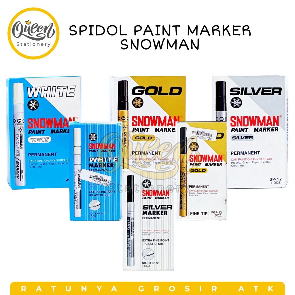 

SPIDOL PAINT MARKER SNOWMAN / SPIDOL PERMANEN