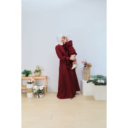 GAMIS ANAK,GAMIS DEWASA, GAMIS POLOS, GAMIS COUPLE LARISSA by dhilyhijab