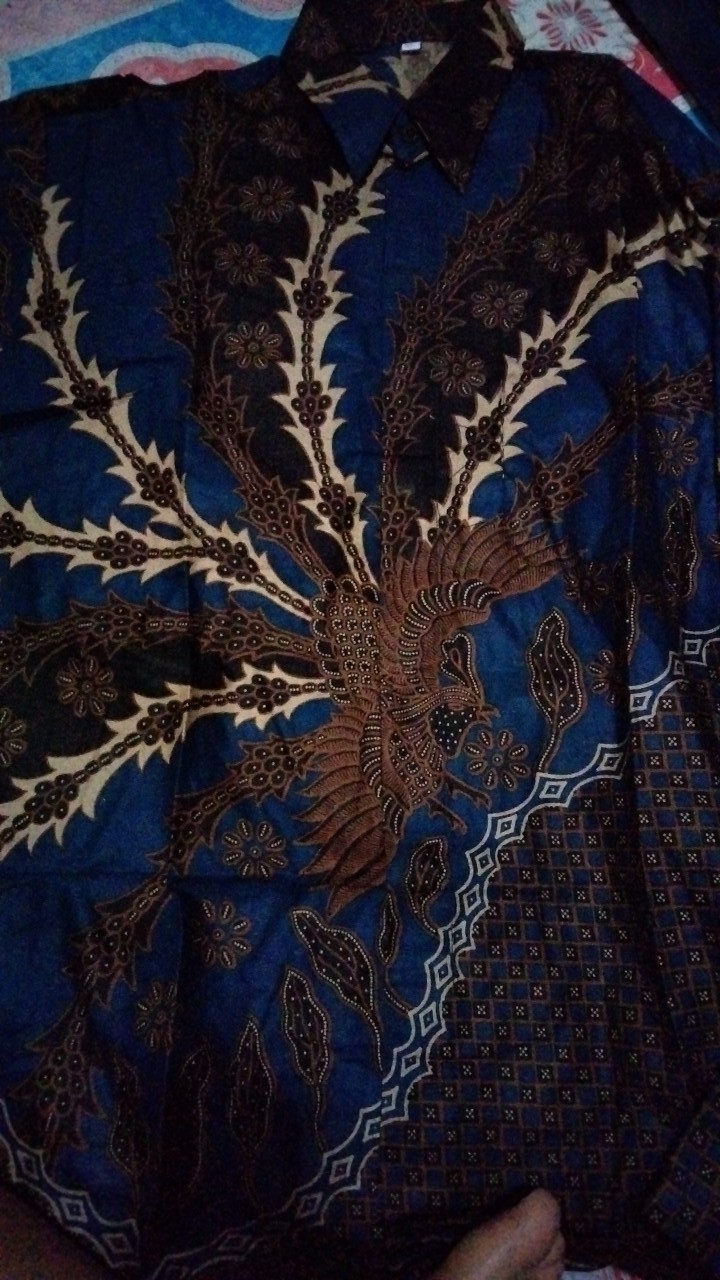 Baju Batik Pria Slimfit Big Size M L Xl Xxl Atasan Kemeja Batik Lengan Panjang Original