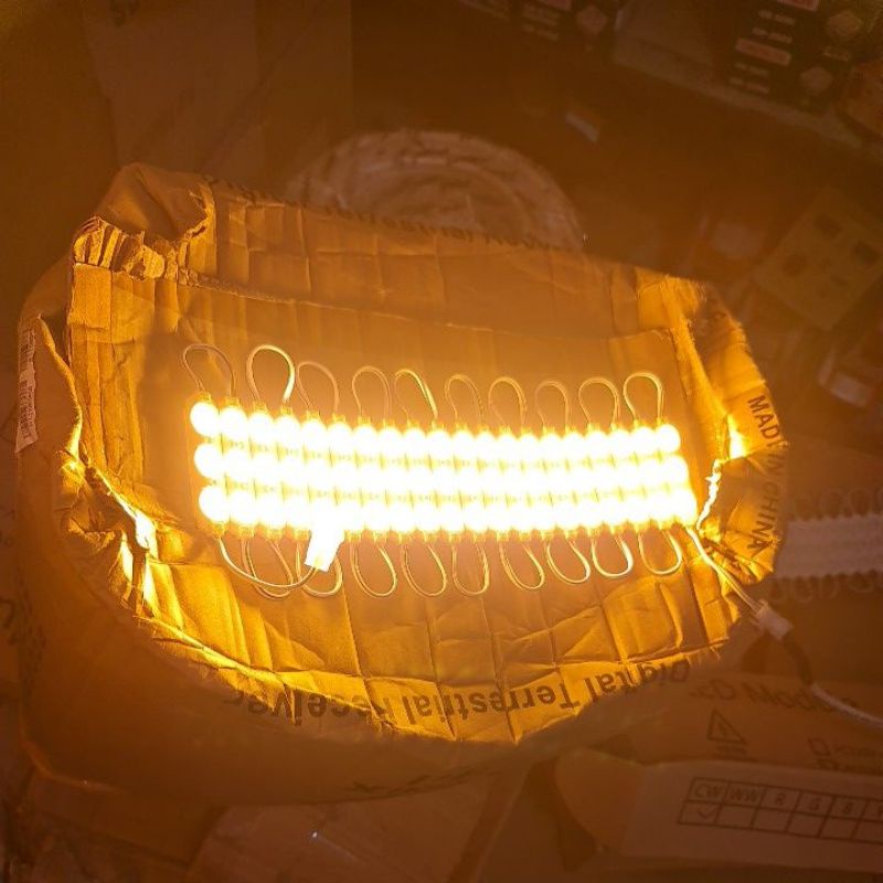 lampu led modul strip 3 mata 220 Volt AC Langsung Listrik Rumah