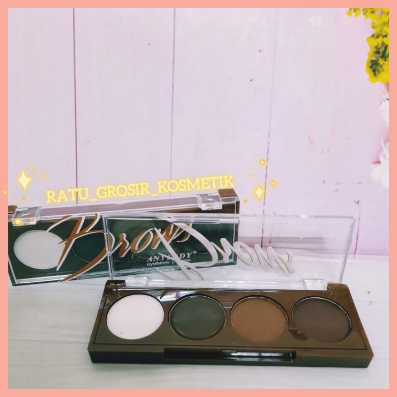 ECER!!EYEBROW PALETTE BROWS 4 COLOR ANYLADY NO.909/937