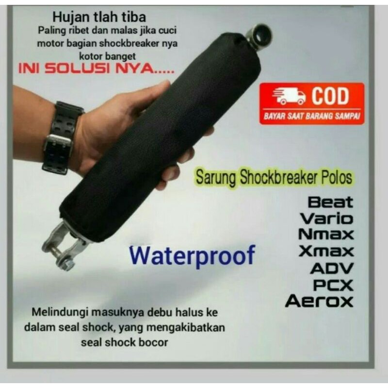 Sarung shockbreaker, Cover Shock, pelindung shock belakang Sepeda motor universal