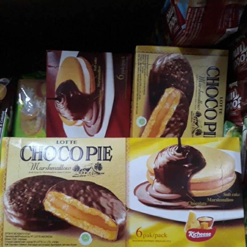 

lotte chocopie marshmallow keju 6s