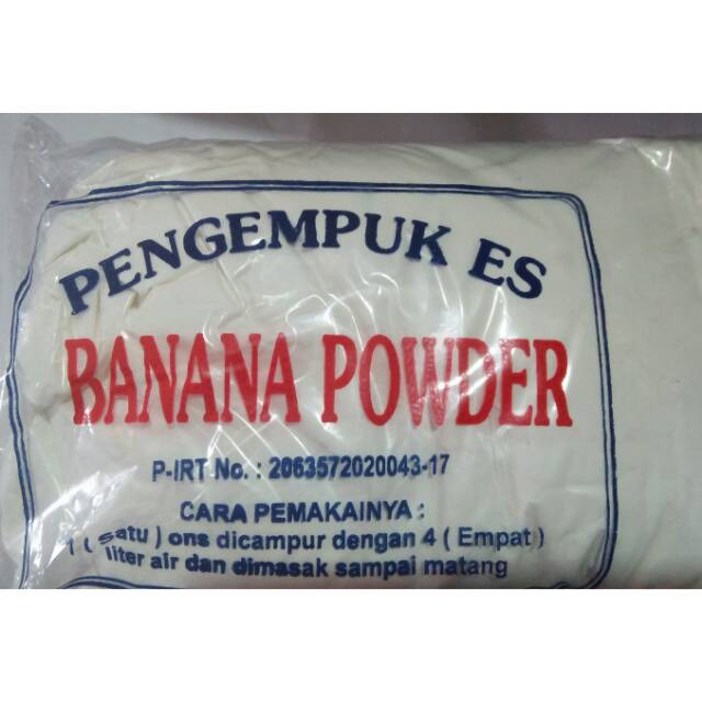 

500gram pengempuk es banana powder