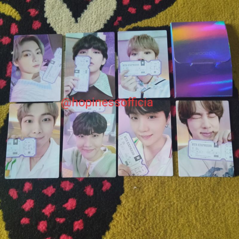 [Ready Stock] special pc mini pc & postcard soowoozoo jungkook taehyung suga jimin jin namjoon jhope