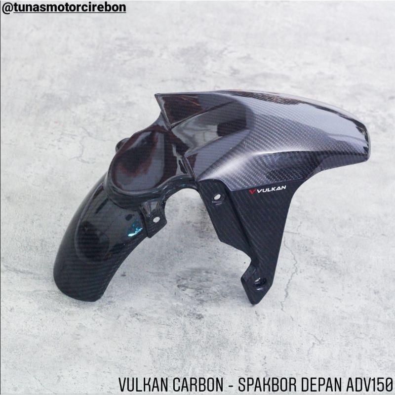 Spakbor depan carbon ADV ADV150 Vulkan karbon part
