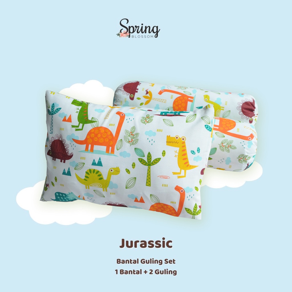 Bantal Guling Bayi Set (1Bantal & 2 Guling)